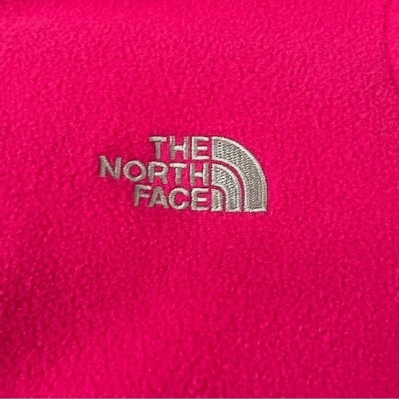 The North Face girls youth Large 14/16 pink/fuchsia fleece jacket - Picture 3 of 6